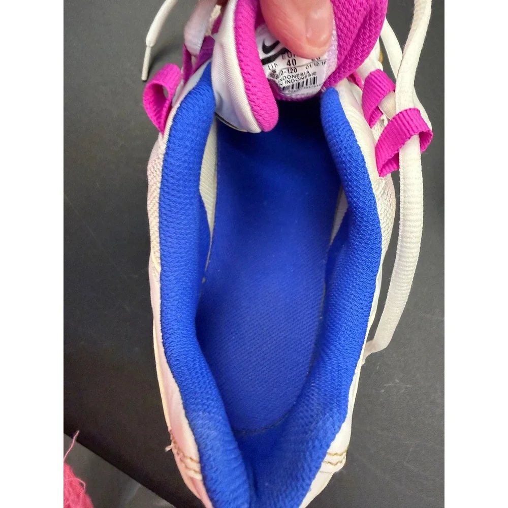 Nike Air Max 95 Gold Pink Blue Sneakers Retro Running Shoes 7Y Women‎ 8.5